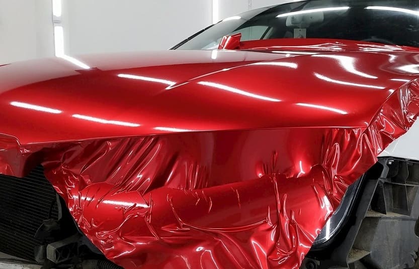 оклейка авто цветным винилом