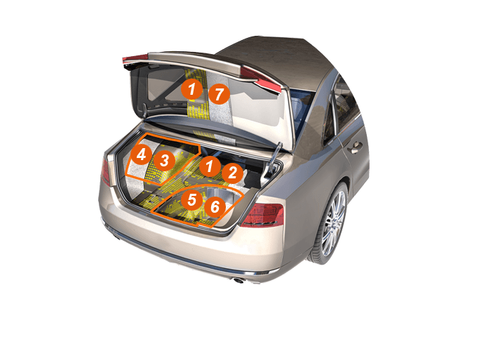 шумоизоляция багажника