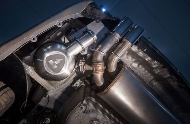 Установка электронной выхлопной системы