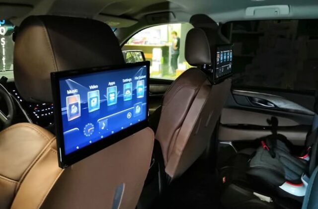 Установка дополнительных мониторов в авто