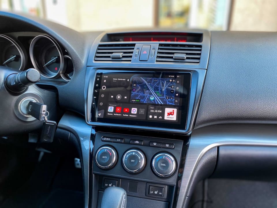 установка магнитолы Teyes CC3 для Mazda 6