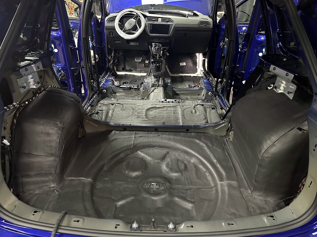 Полная шумоизоляция авто Volkswagen (ДО)