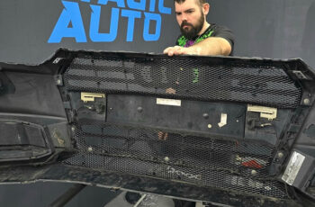 Установка защитной сетки под решетку радиатора