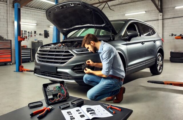 Установка защиты OBD2 разъема